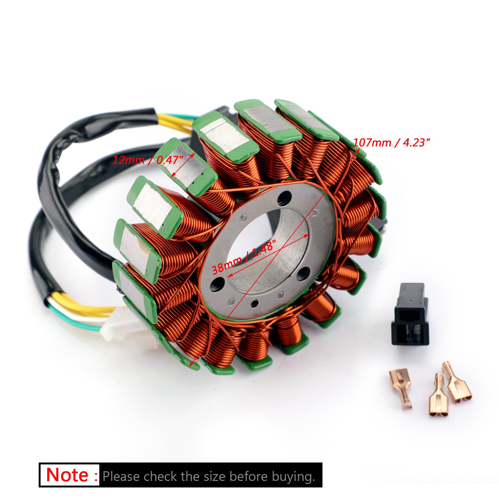 Bobine de Stator 18 pôles pour Suzuki SV650 S ABS 03-12 DL650 ABS v-strom 650 04-16 via fedex