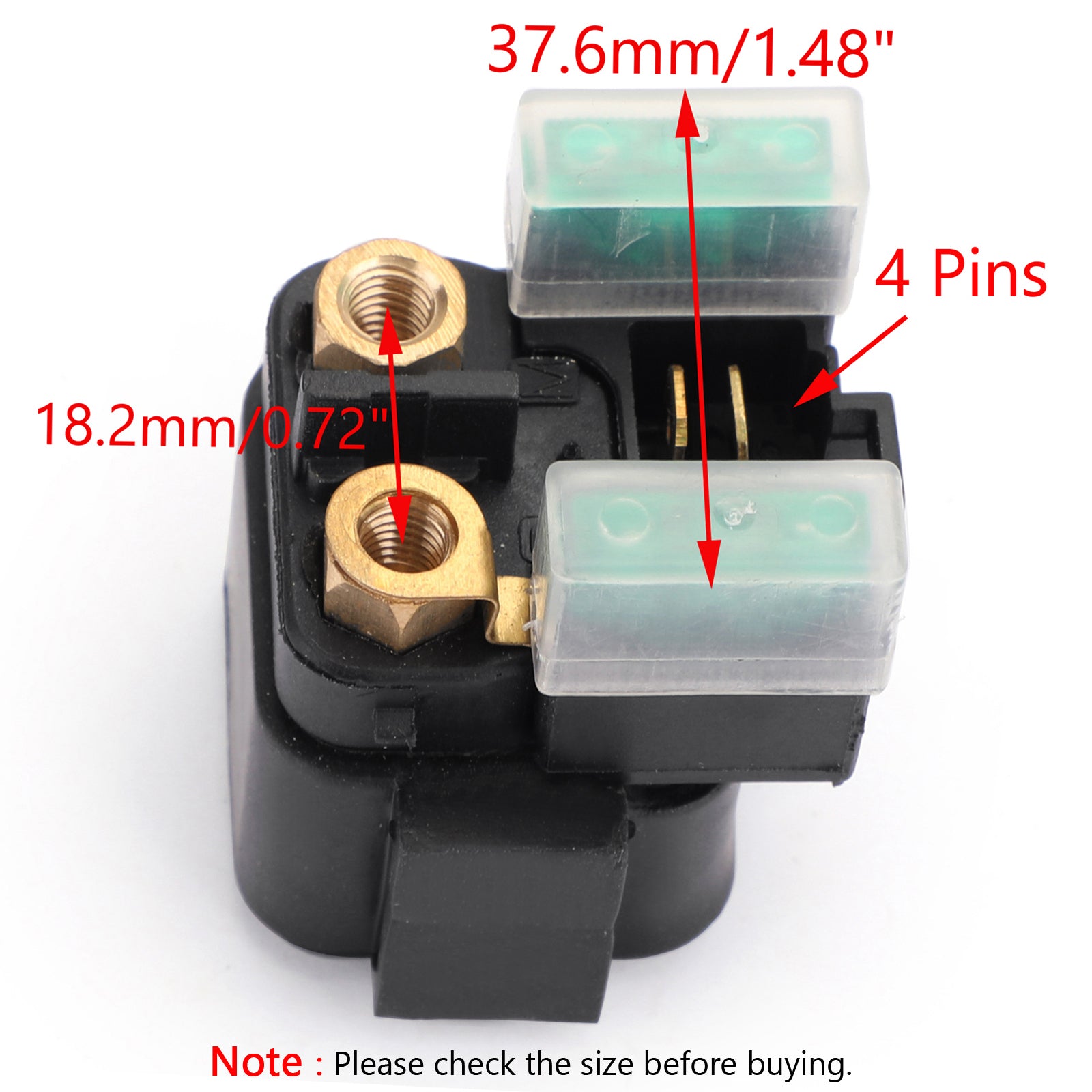 Solenoide relè di avviamento 58211058000 FITS 250 SX-F 12-17 450 EXC 640 LC4 Solenoide relè di avviamento 58211058000 per ATV 505 SX 450 EXC 250 SX-F 12-13 Generico