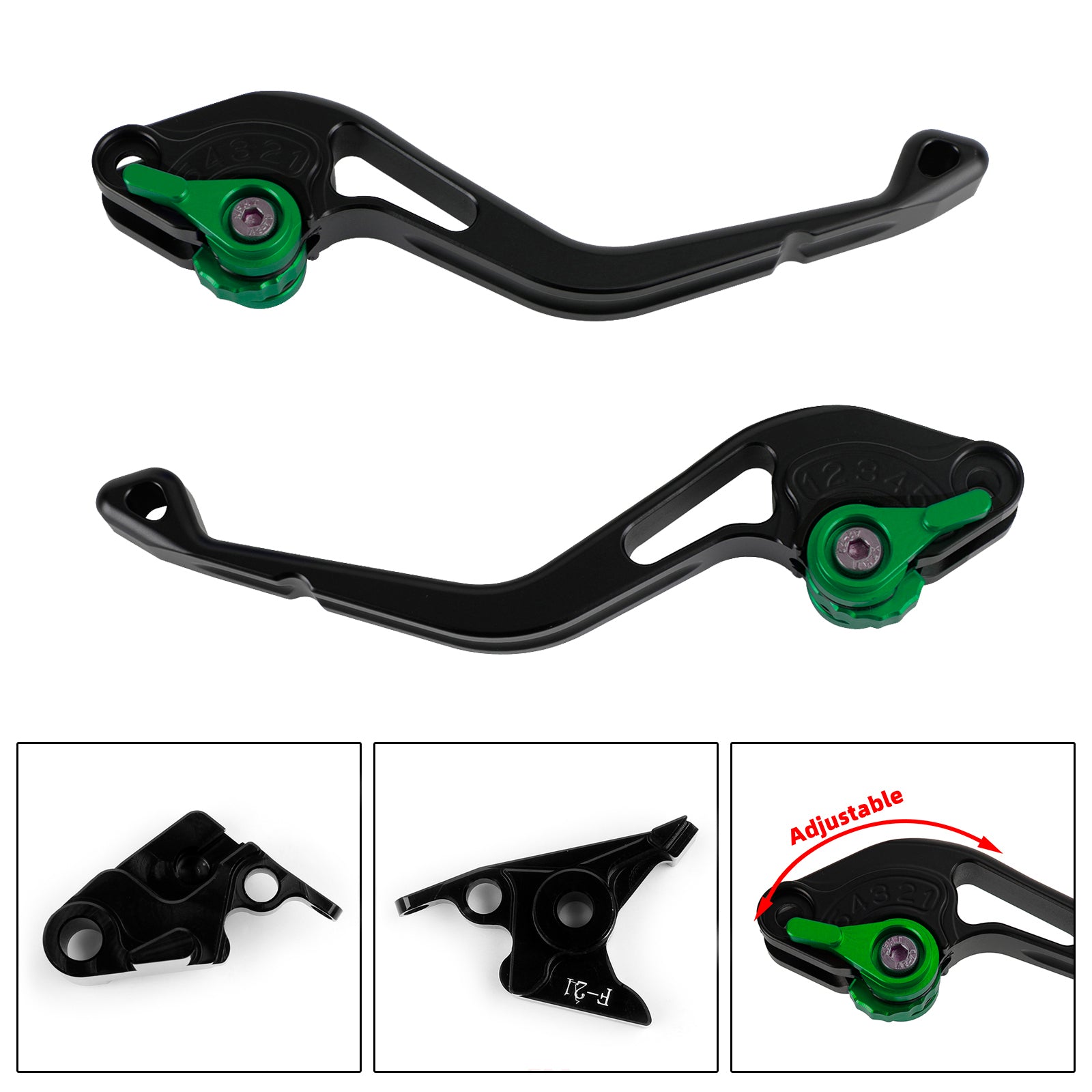 NUOVA leva freno frizione corta adatta per Kawasaki Z650 VERSYS 1000 650cc Z900