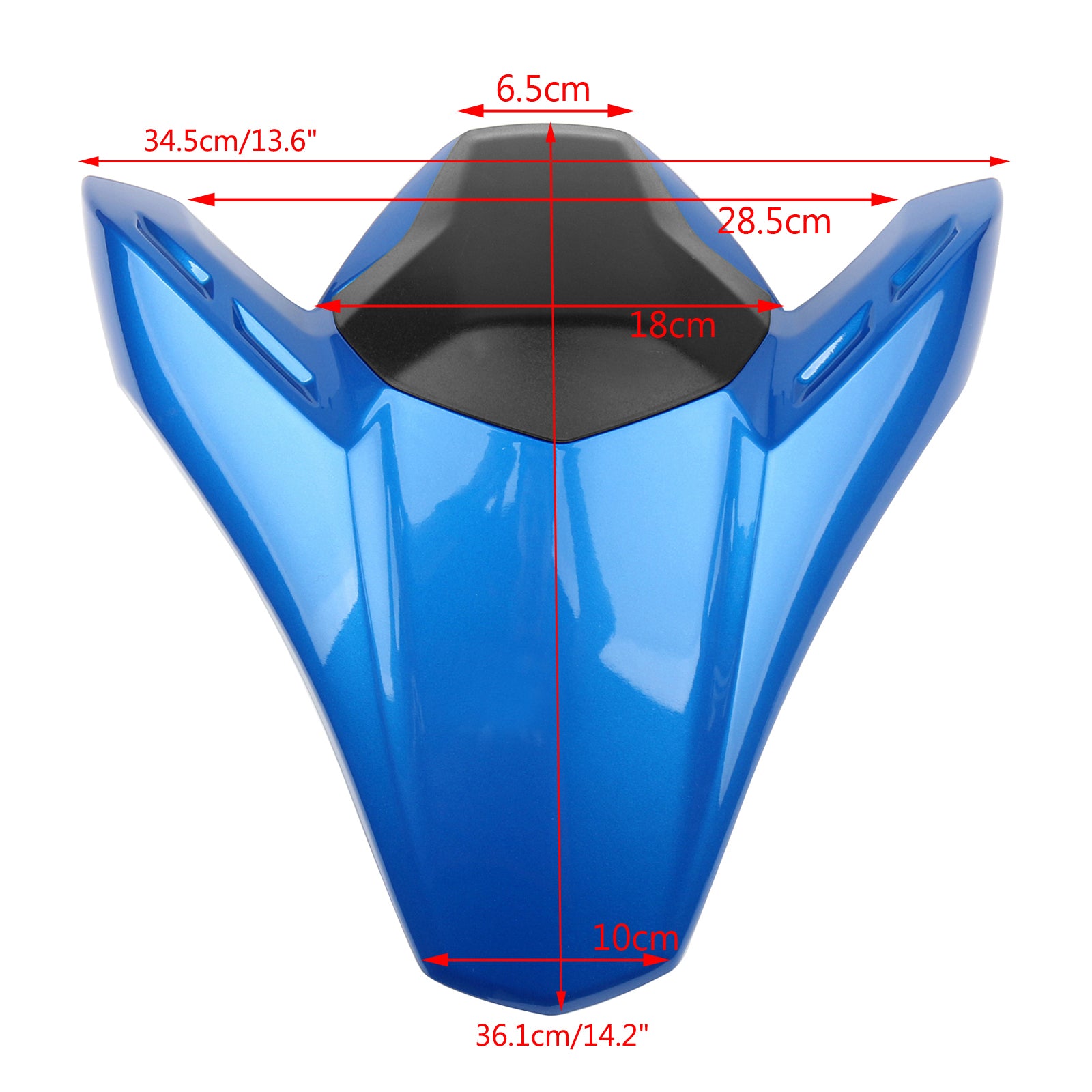 ABS Rear Seat Fairing Cover Cowl Fits For Kawasaki Z900 Z ABS 2017-2019 Blue Generic