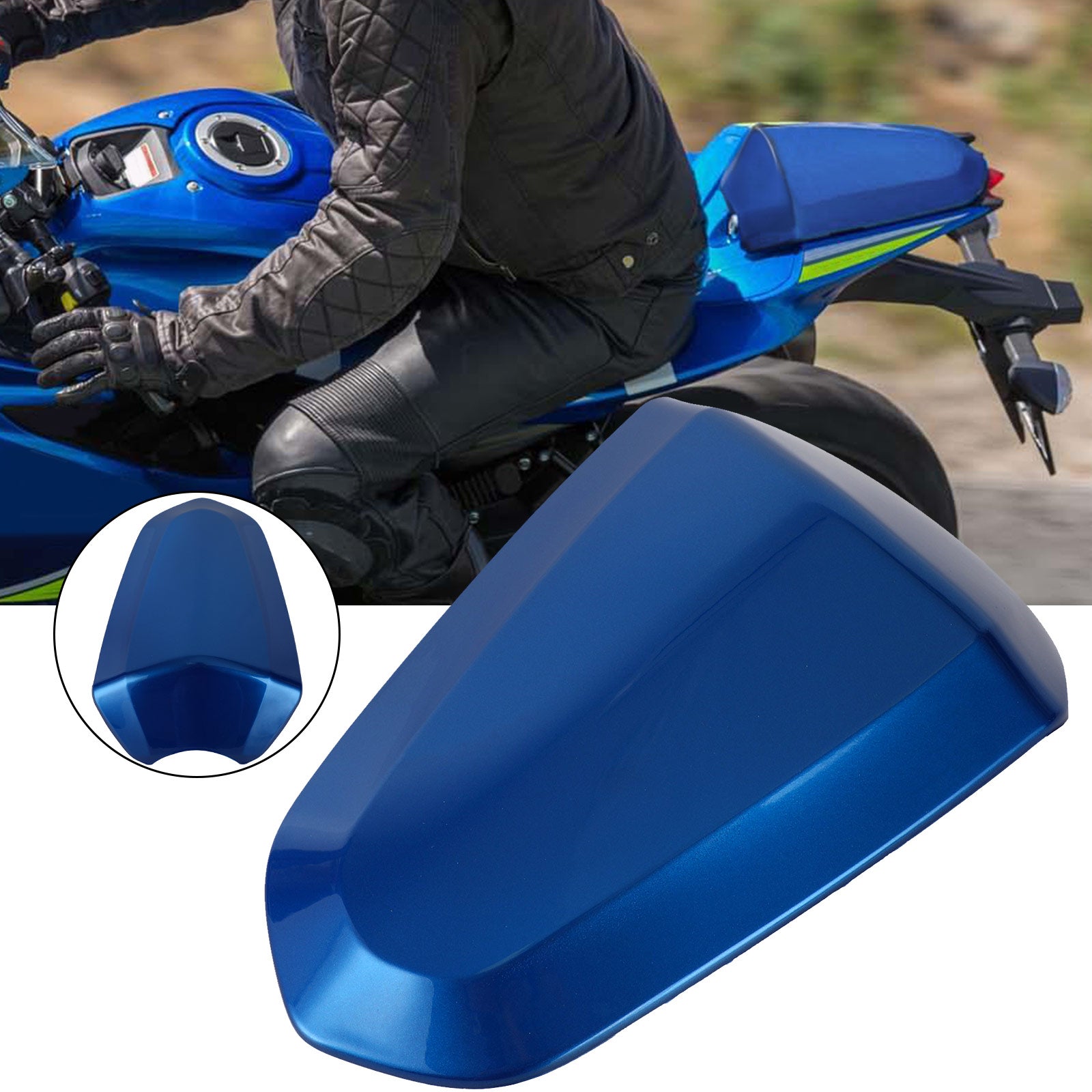 Motorcycle Rear Seat Fairing Cover Cowl fit for SUZUKI GSX-S/GSX-R 125 2017-2021 Generic