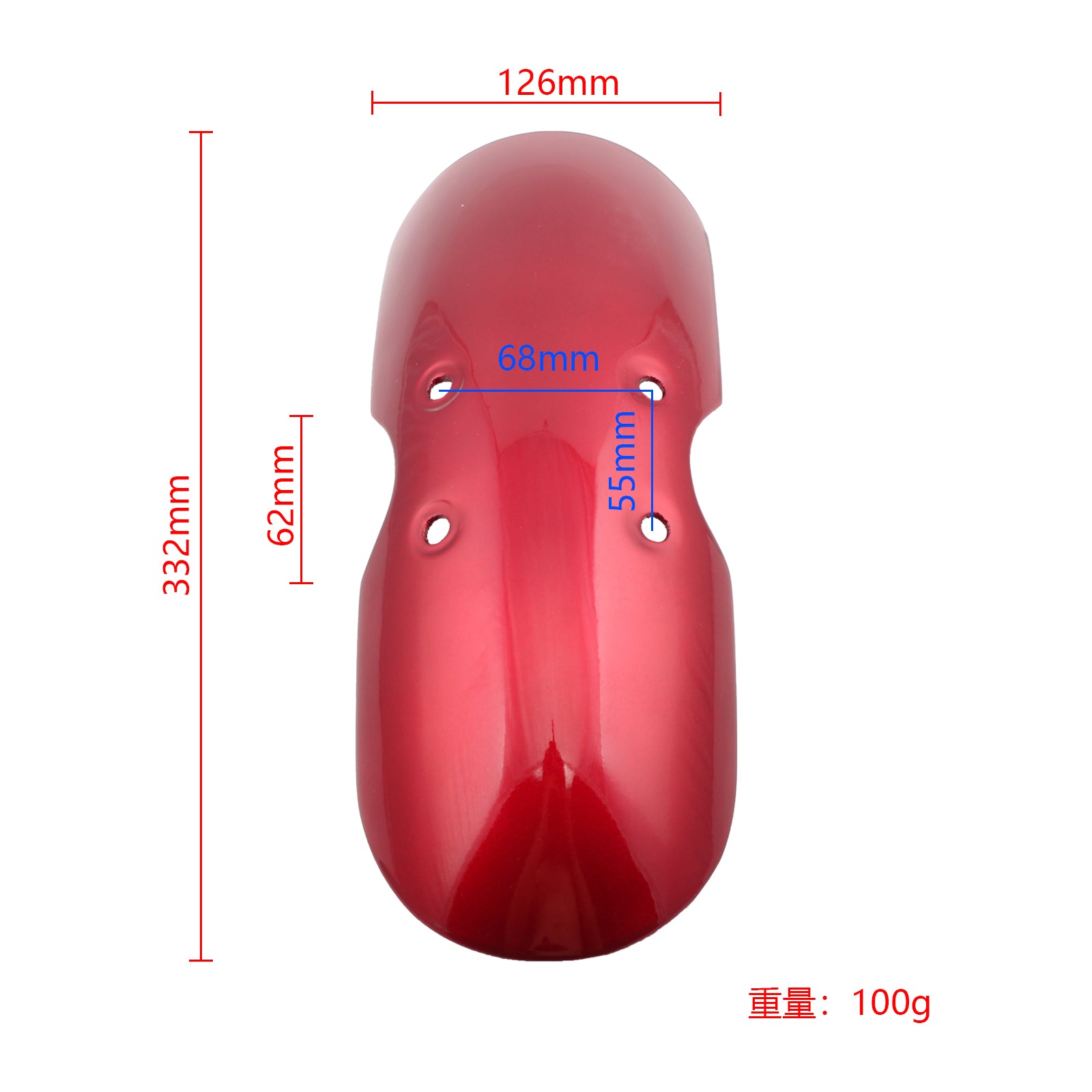 Garde-boue avant pour Bonneville T100 Scrambler Thruxton 2001-2016 générique