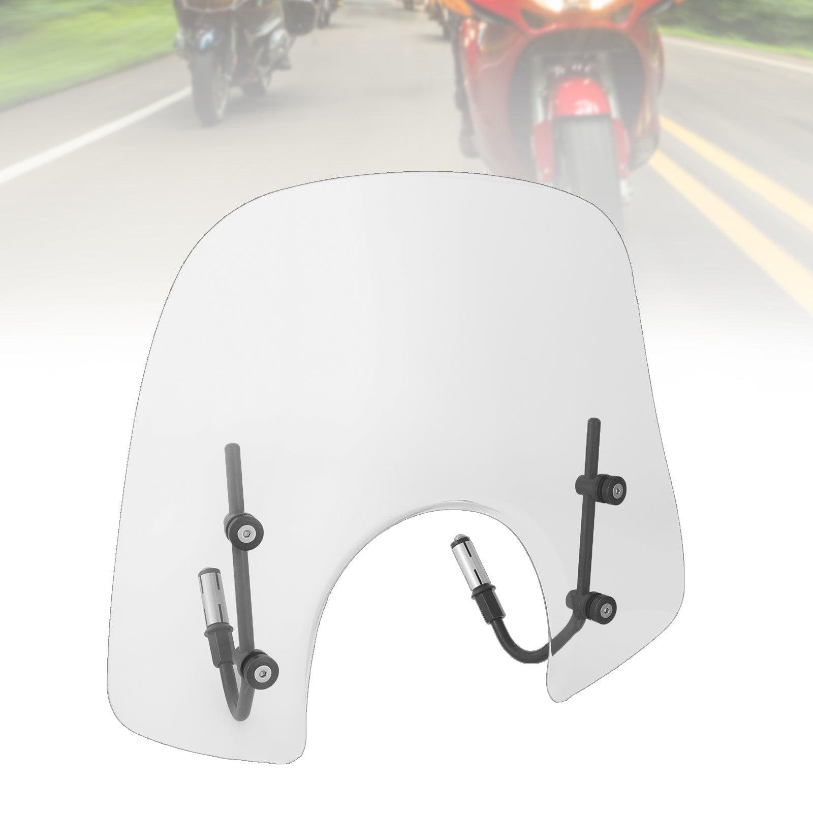 ABS Motorcycle Windshield WindScreen fit for Vespa Primavera 150 2014-2021 Generic