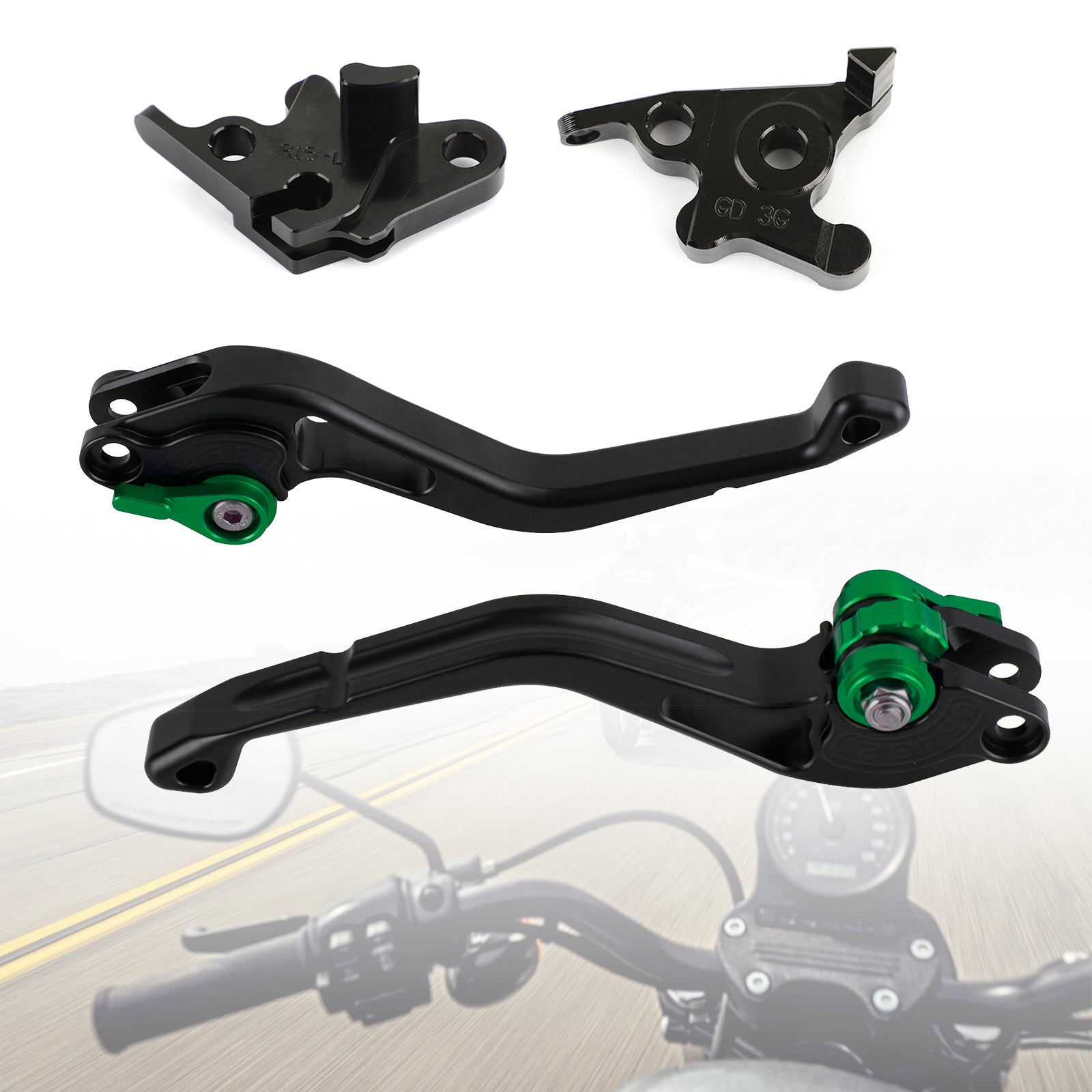 Nouveau levier de frein d'embrayage court adapté pour YAMAHA MT 125 2014-2019