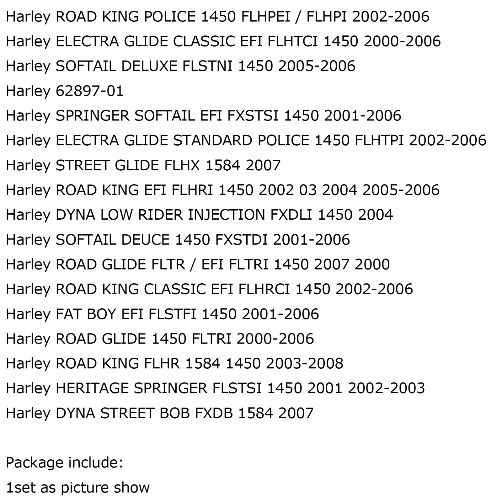 Kraftstoffpumpe für Harley SOFTAIL STANDARD 1450 ROAD KING DYNA STREET Fat Boy 1584