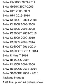 Pompa del carburante per BMW R1200GS F700 800 GS R1200 K1200 R1150R 2000-2015 e filtro