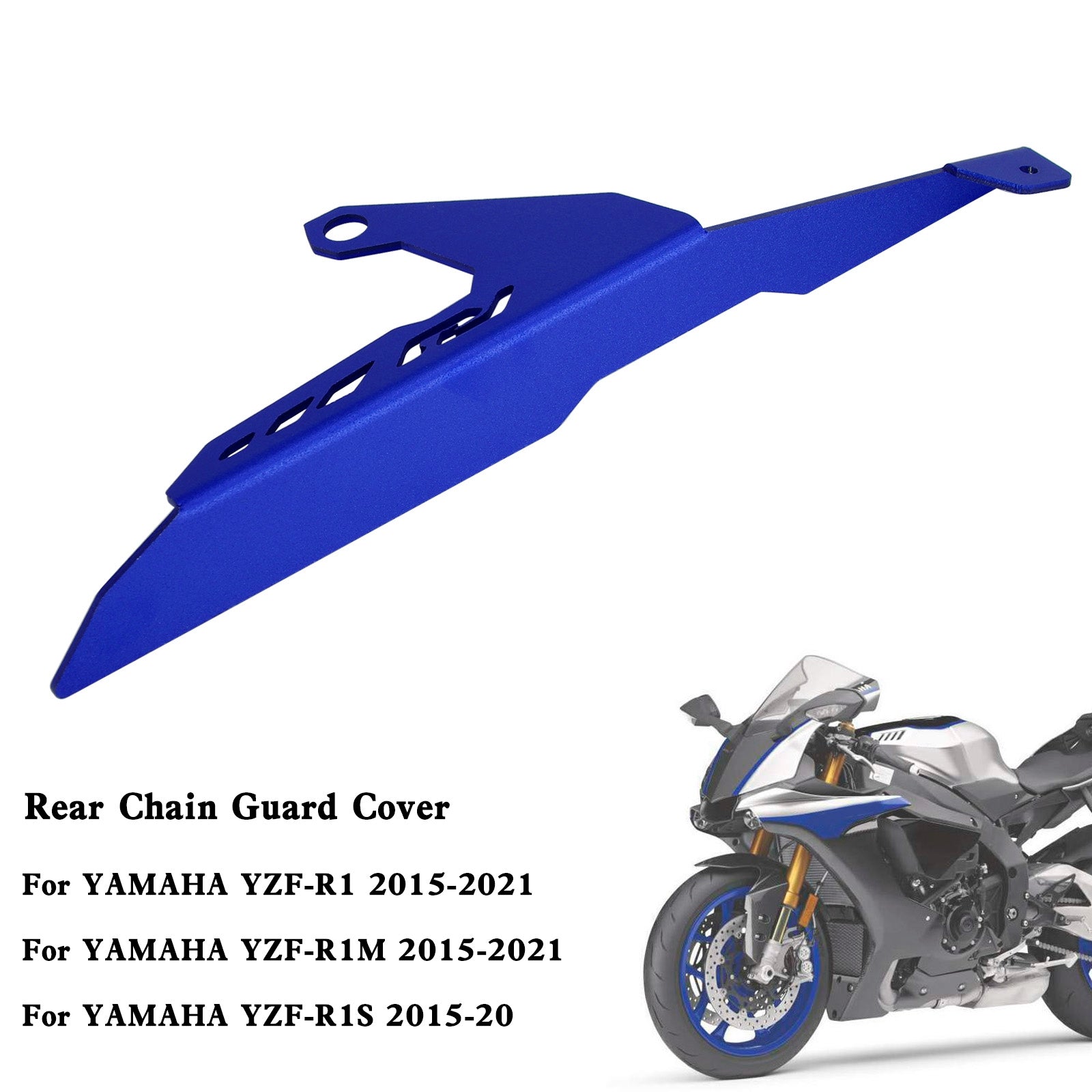 15-21 Yamaha YZF R1 R1M R1S Couvercle de protection de chaîne de pignon arrière