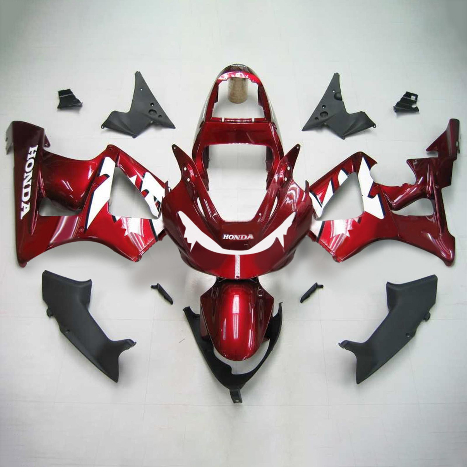 Sada Amotopart 2000-2001 Honda CBR929RR Fairing Dark Red Kit