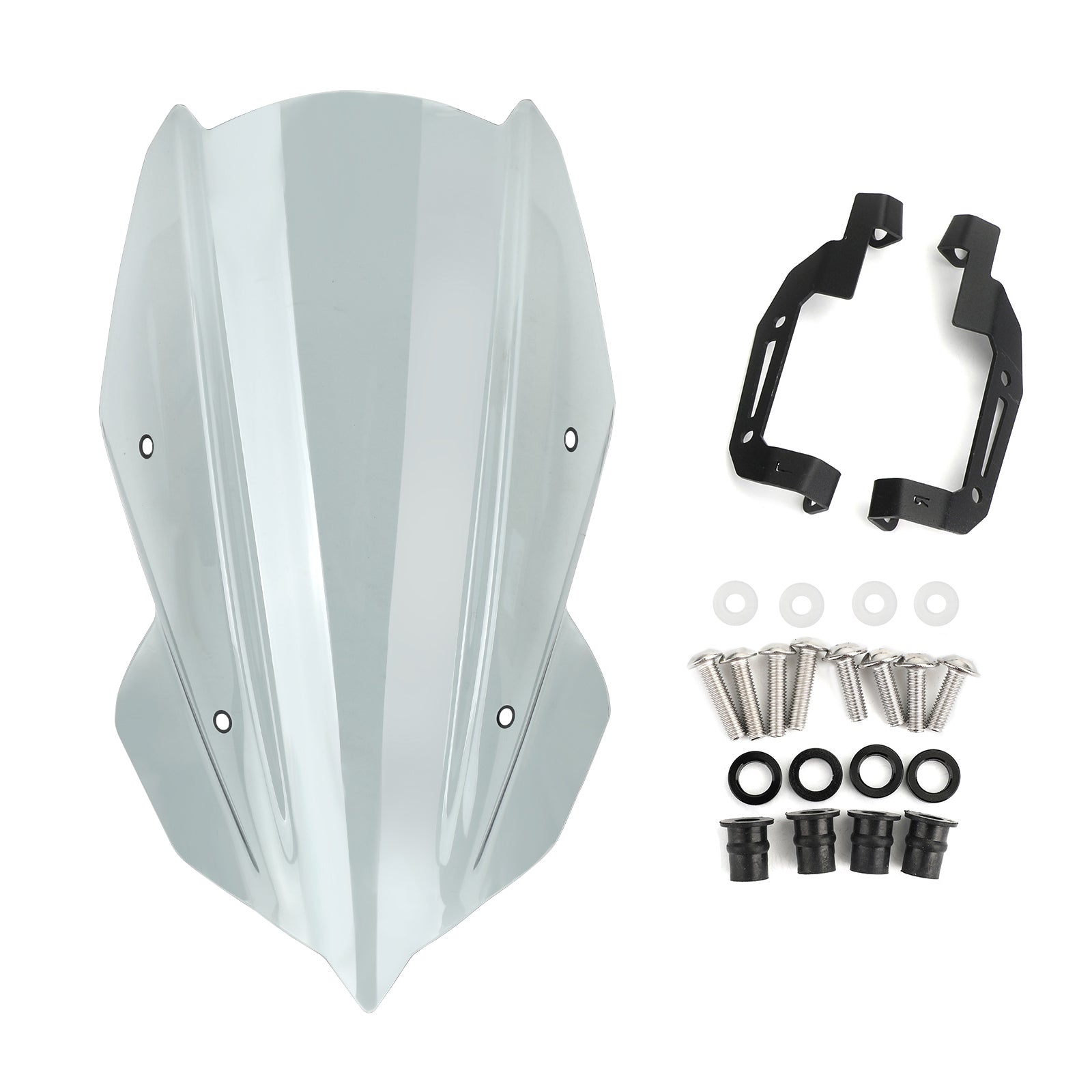 ABS 4 mm Motorrad-Windschutzscheibe für Kawasaki Z400 2019–2020 Generic