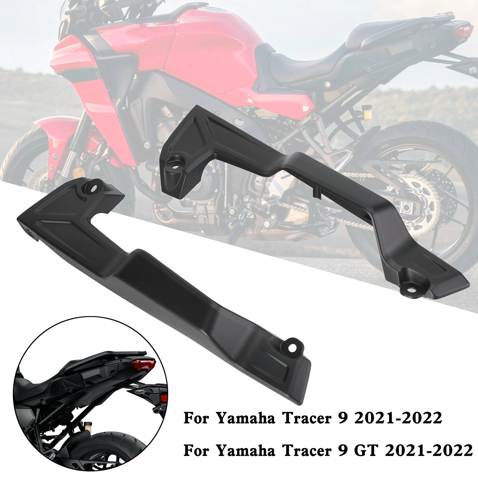 Rear Tail Seat Side Fairing Covers For Yamaha Tracer 9 GT 2021-2022