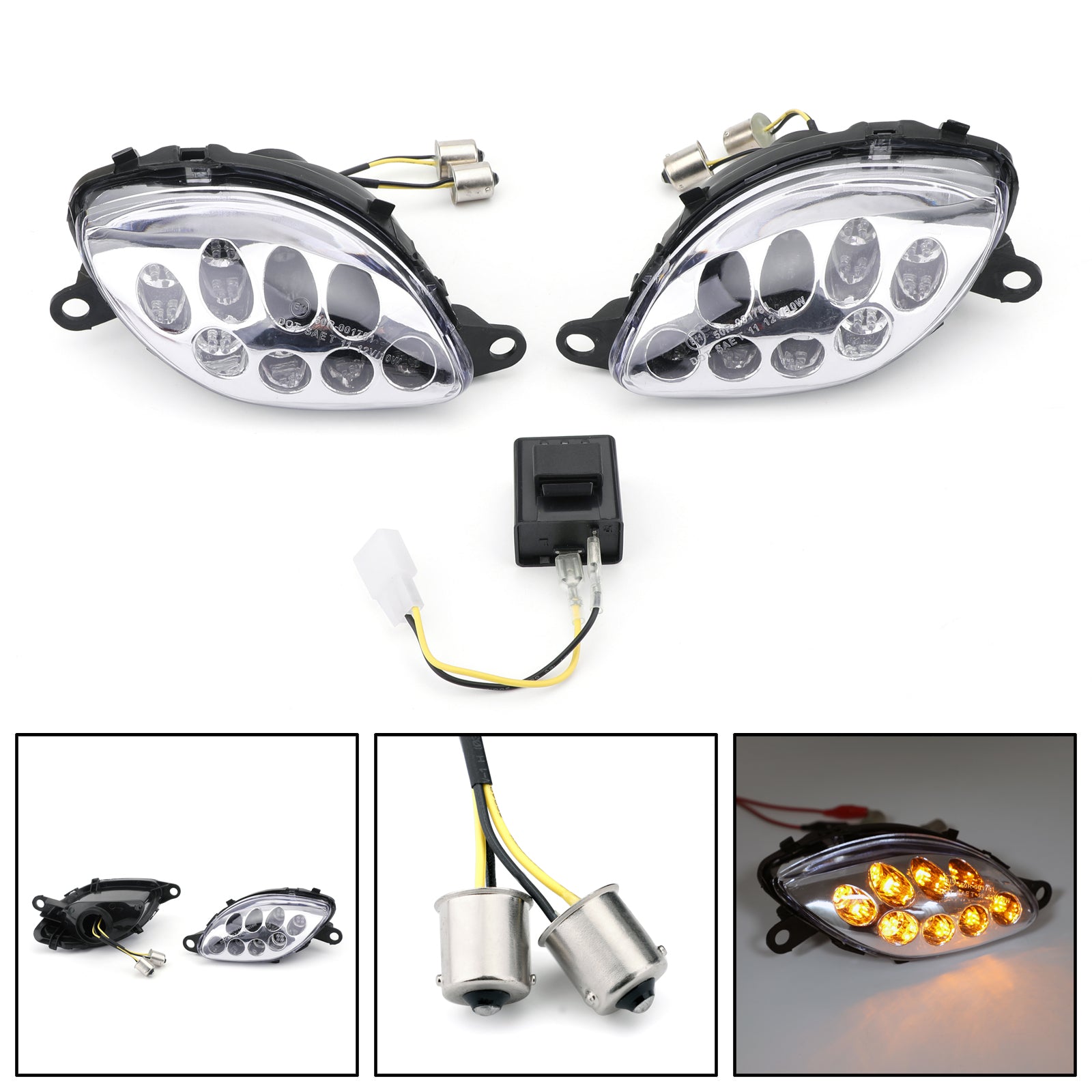 99-07 Suzuki Hayabusa GSXR1300 Front Turn Signals