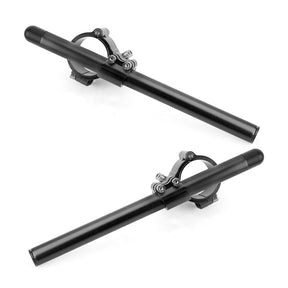 Universal Adjustable Rotatable CNC Billet Clip Ons Fork Tube Handlebar Kit 45mm Generic