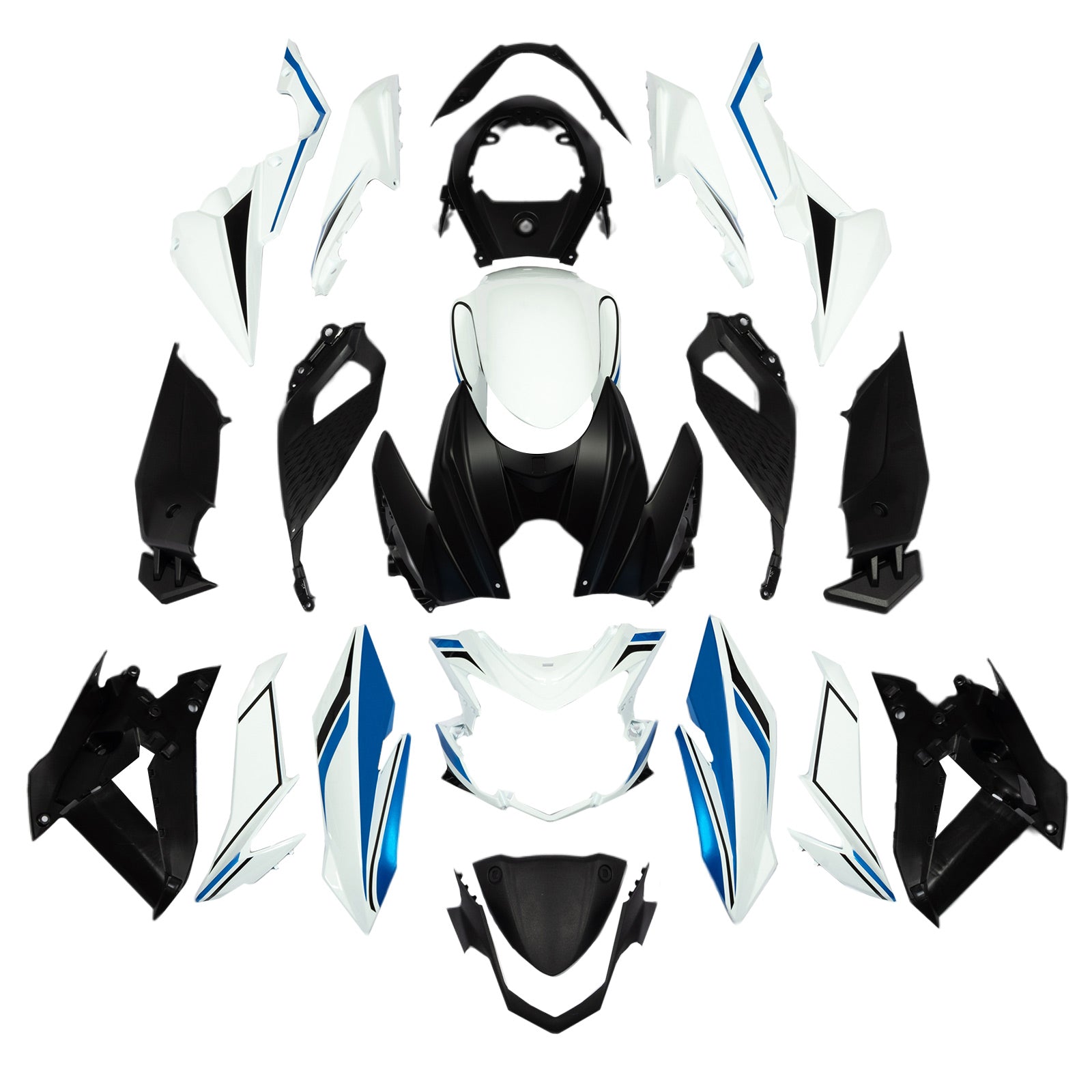 Amotopart (2017-2022) Suzuki GSXS 750 Bodywork Fairing Kit Colletion