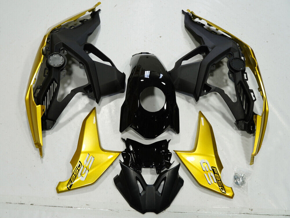 Amotopart BMW 2018-2020 F750GS/F850GS Kit de carenado negro amarillo