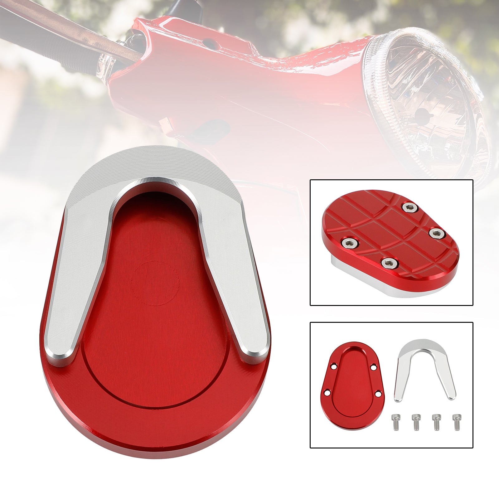 13-20 Vespa Sprint & Primavera 150Kickstand Side Stand Extension Pad