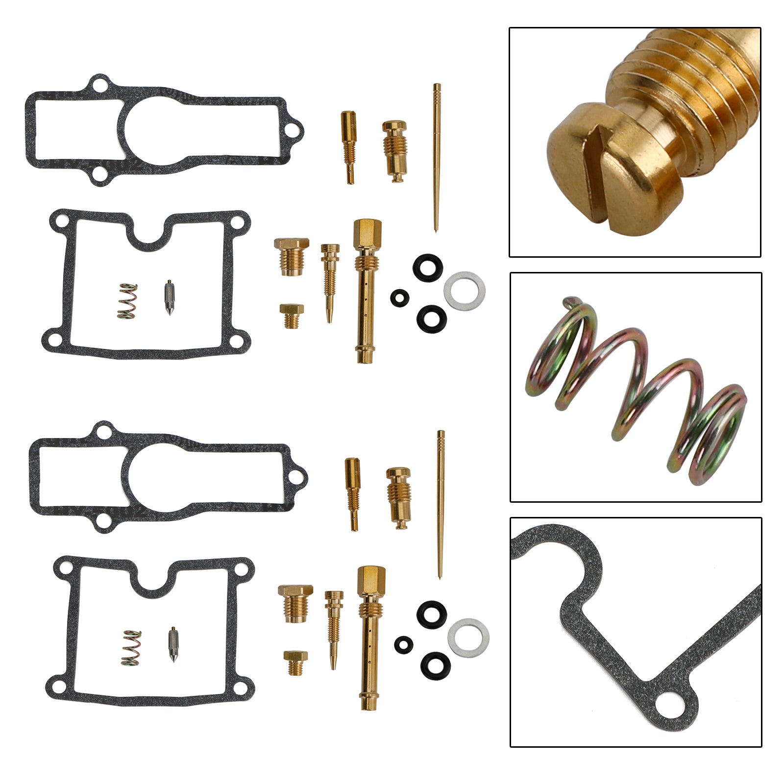 Kit de reconstruction de carburateur 2X, adapté à Kawasaki Z400 KZ400FX KZ550 GPZ550 1980 – 1983