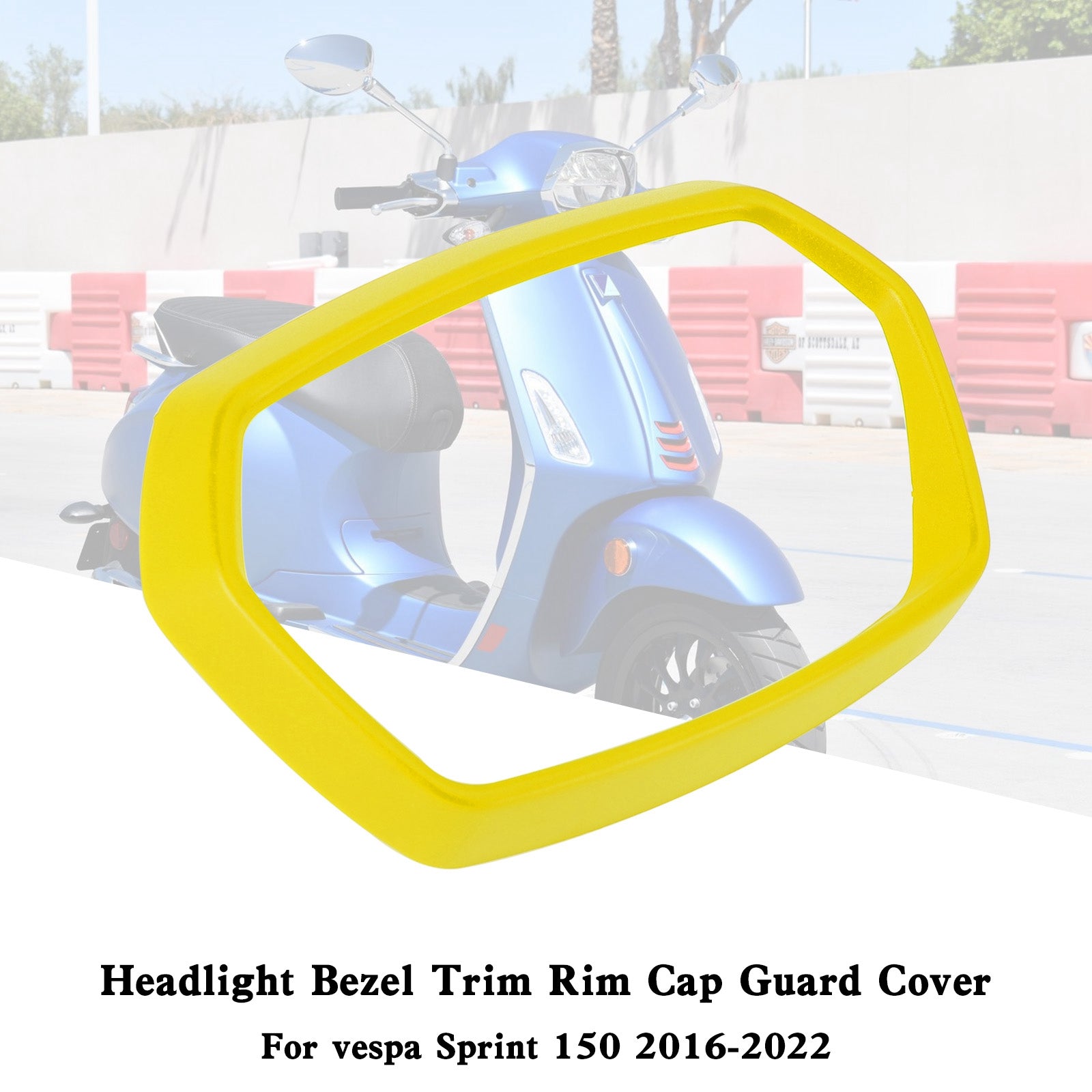 Headlight Bezel Trim Rim Cap Guard Cover For vespa Sprint 150 2016-2022