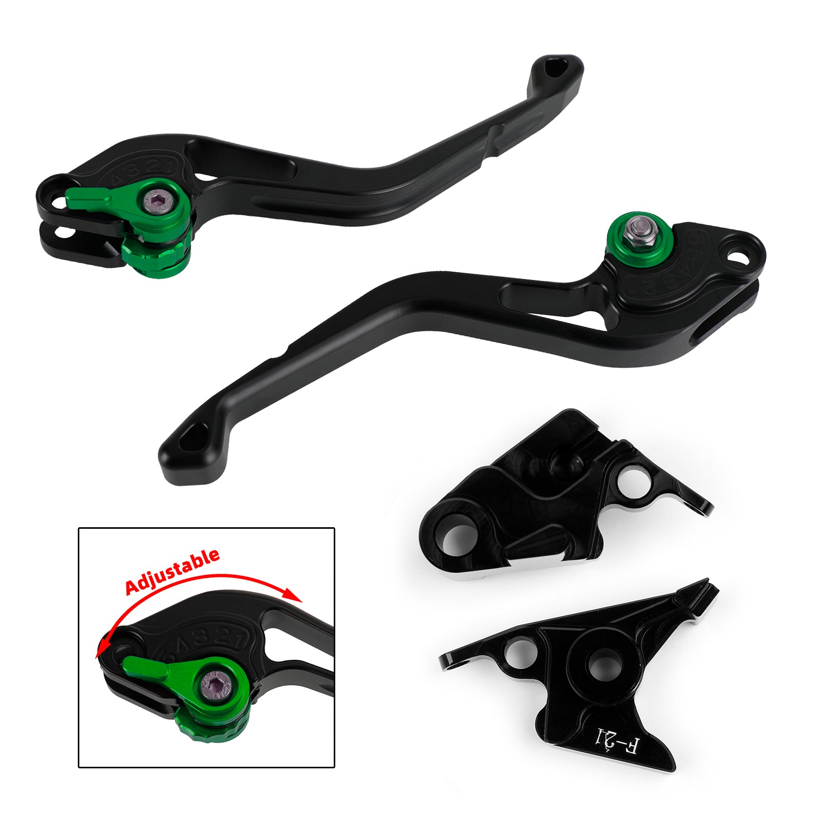 Nouveau levier de frein d'embrayage court adapté pour Kawasaki Z650 VERSYS 1000 650cc Z900