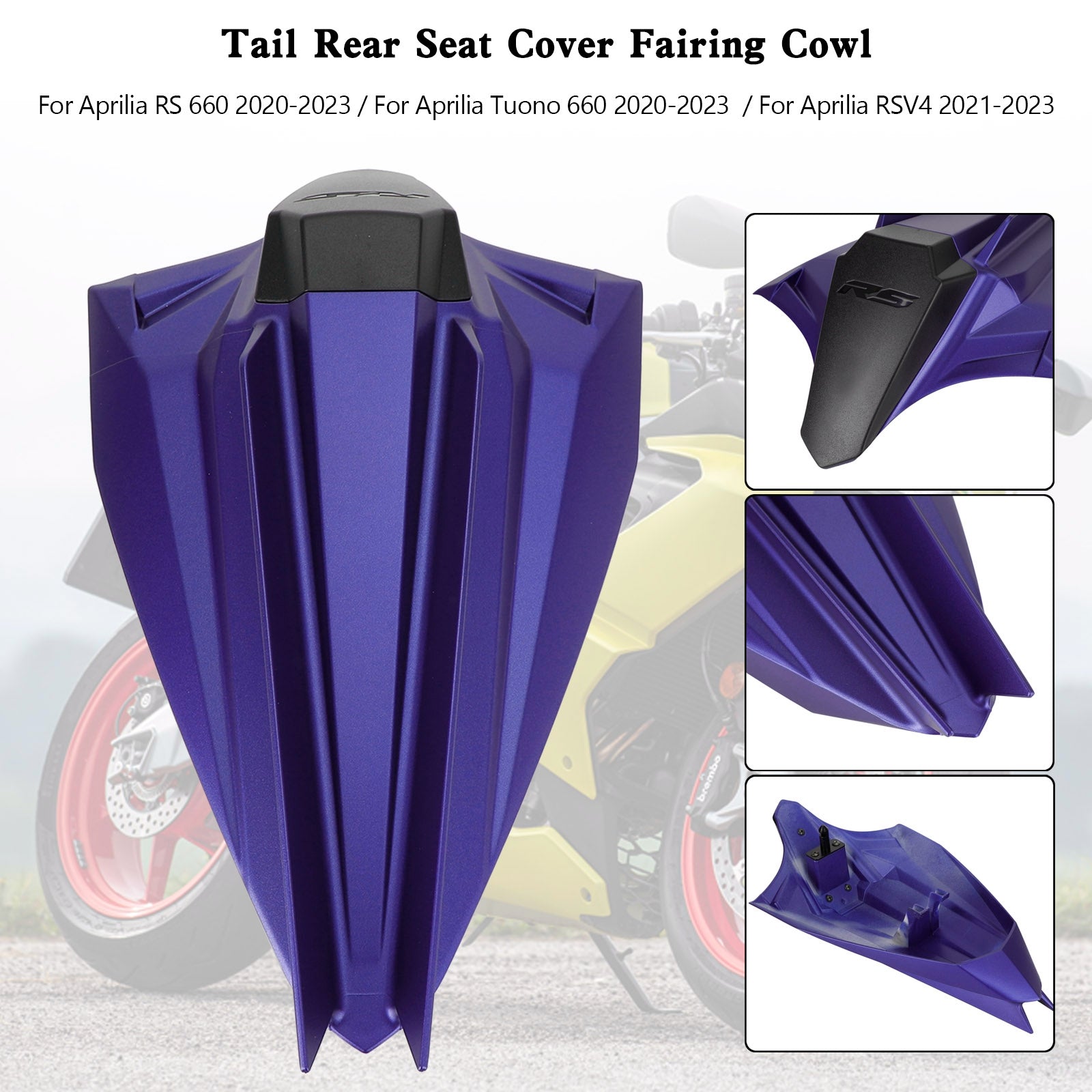 20-23 Aprilia RS 660 Tuono Rear Seat Cover Fairing Cowl