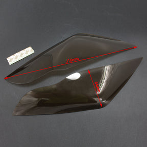 Front Headlight Lens Guard Protector Smoke Fit For Kawasaki Zx-10R Zx 10R 11-15 Generic