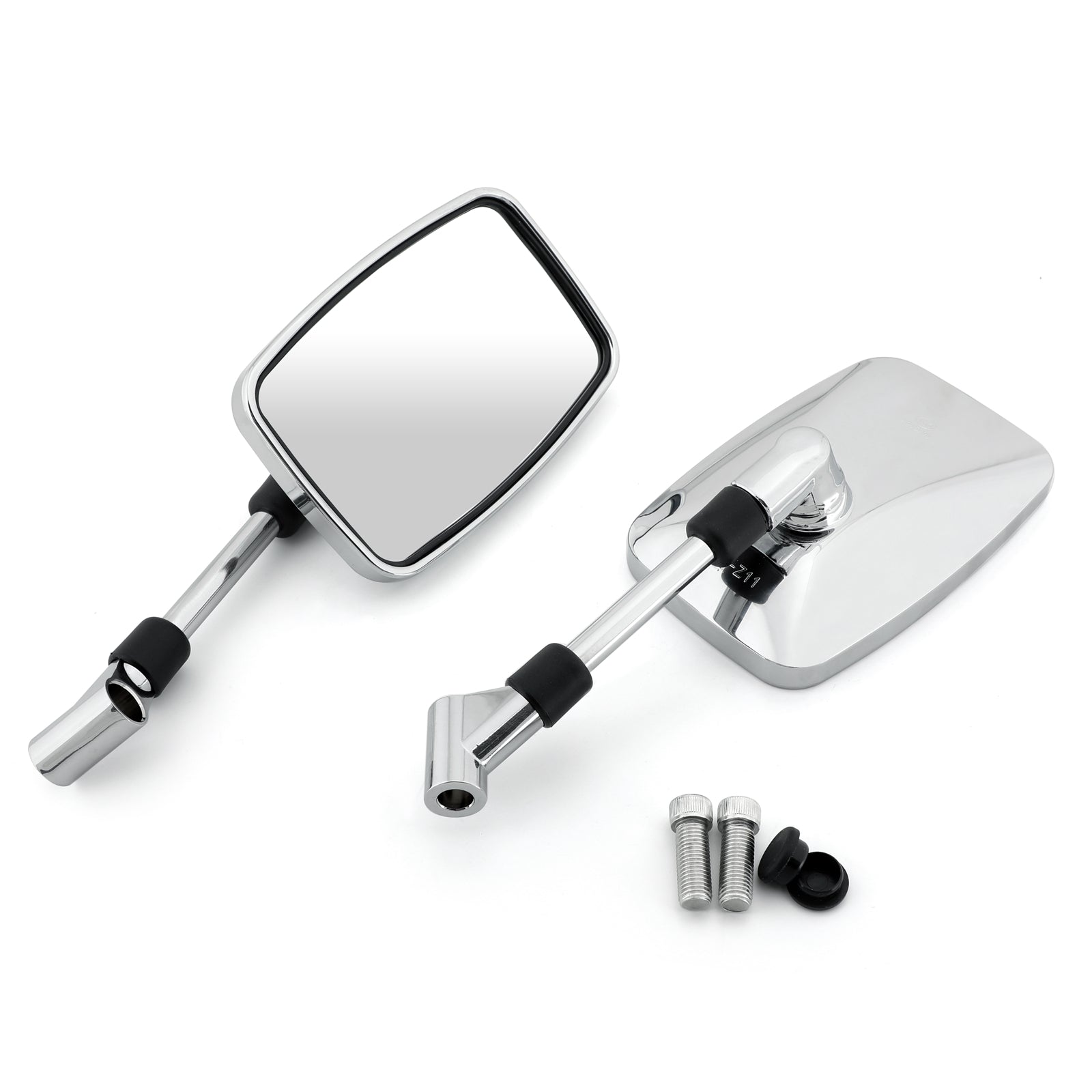 Rectangle 10MM Rear View Mirrors For Suzuki VS600 VS750 VS800 VL800 VZ800 VL1500 Generic