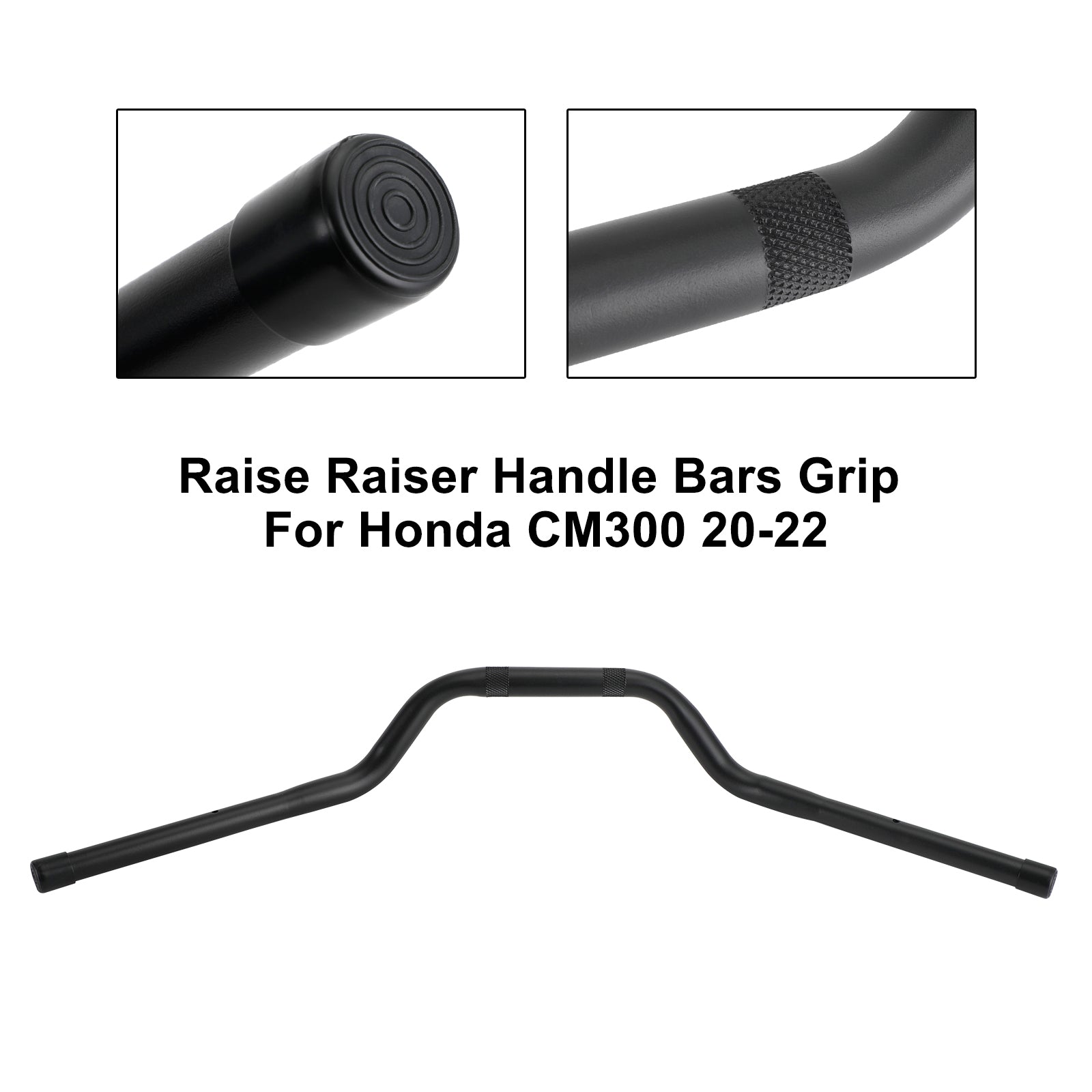 Alloy 7/8" 22Mm Raiser Handle Bars Black For Honda Cm300 2020-2022 2021