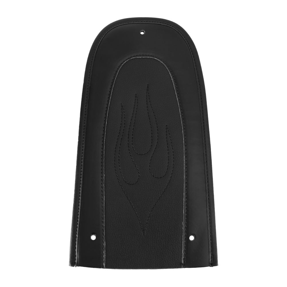 Bavoir de garde-boue arrière en cuir PU, point de flamme, siège Solo pour Touring Electra Road Glide générique