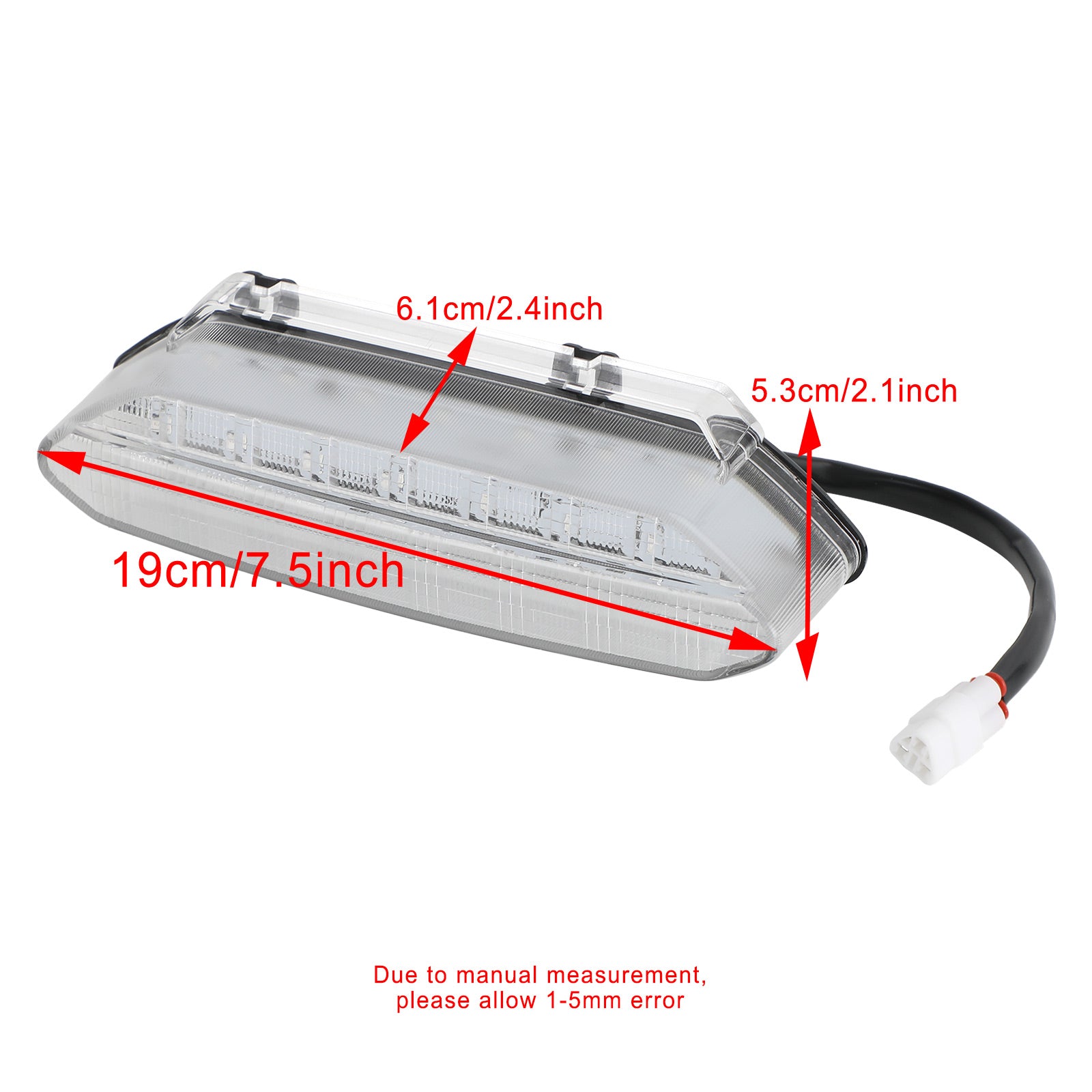 Fanale posteriore a LED per YAMAHA YFZ450 YFZ 450 2006-2009 5TG-84710-21-00 Generico