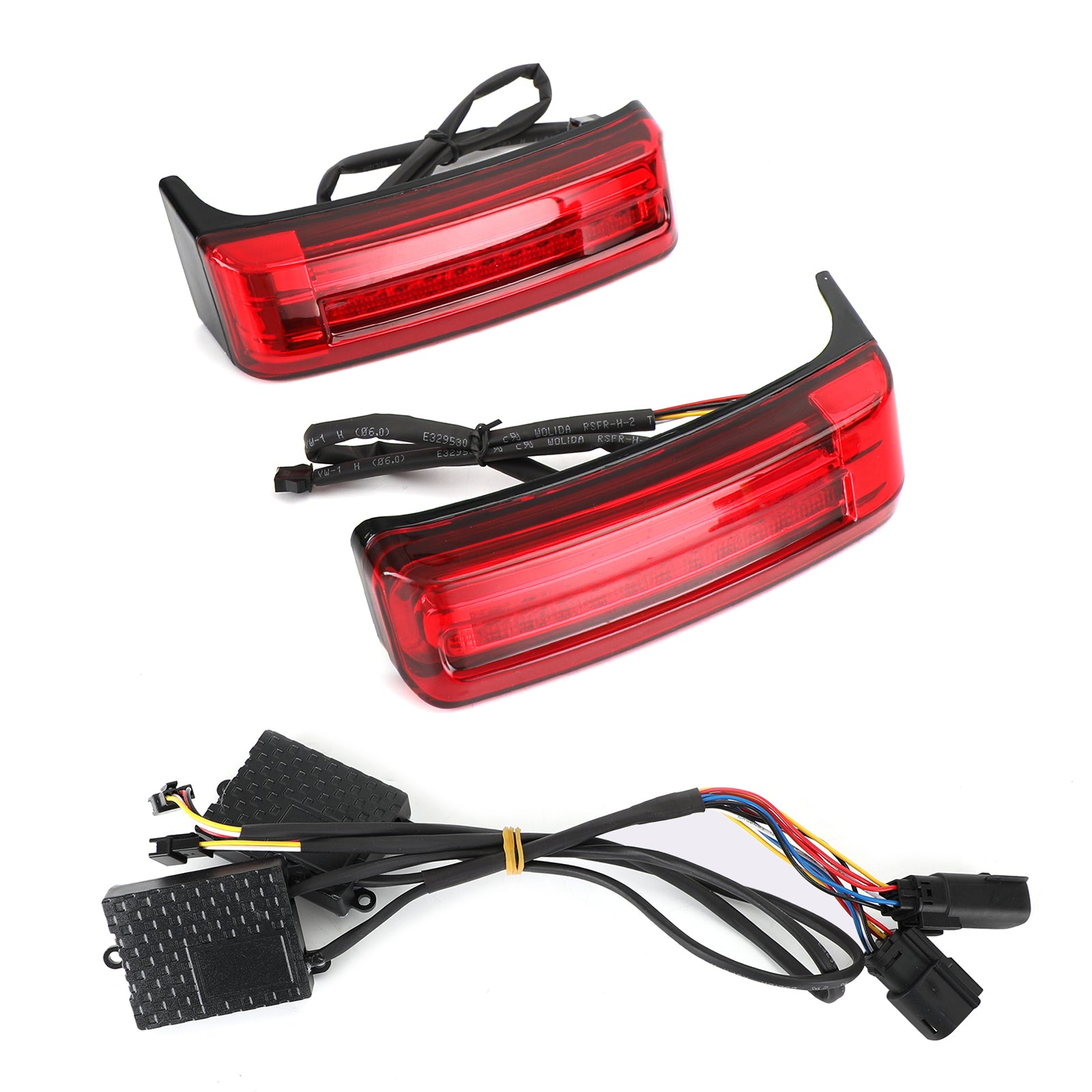 LED Saddlebag Saddle Bags Run Brake Turn Lamp Lights For Touring 2014-2021 Generic