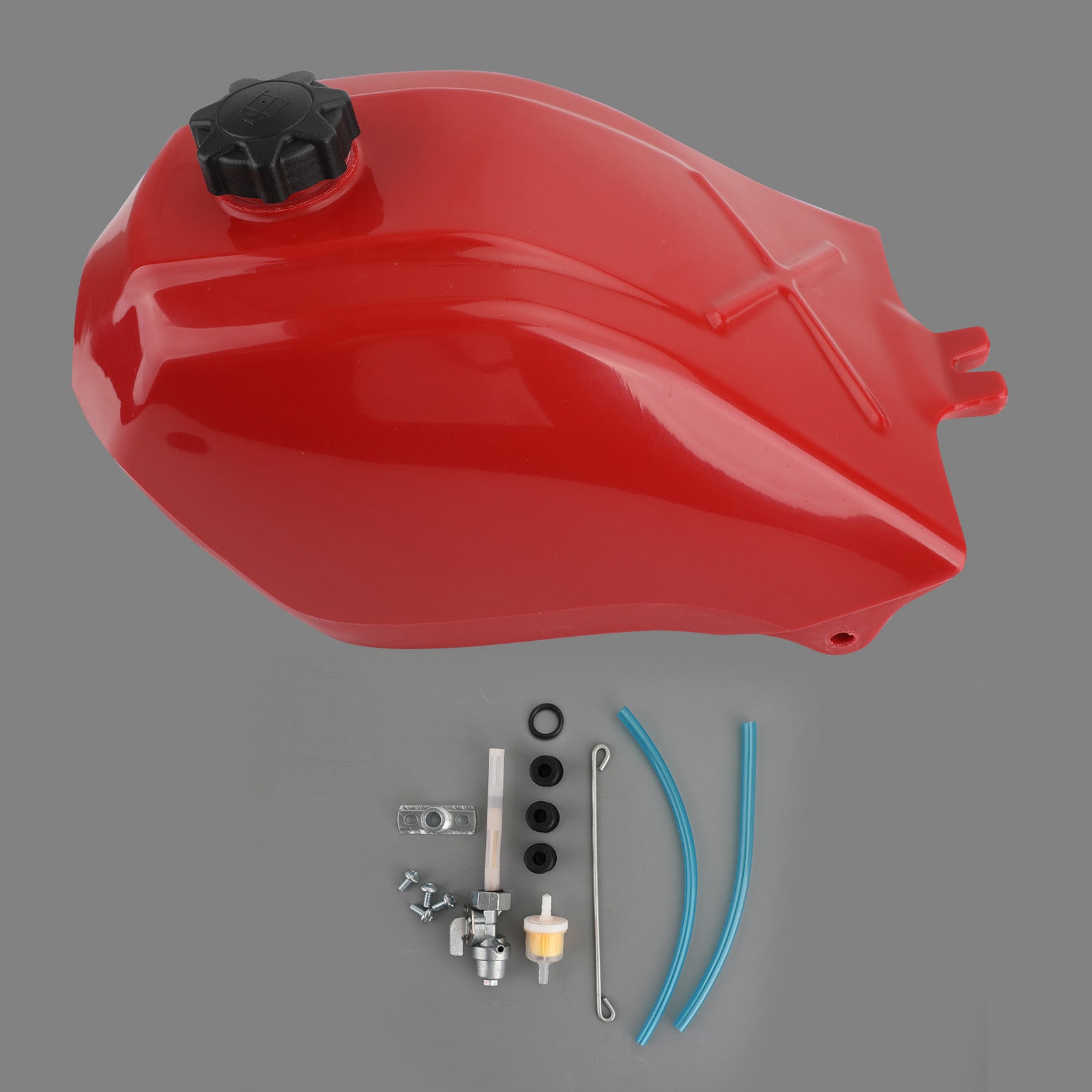 Fuel Tank Gas Cap Petcock Kit Fit for Honda ATC 250 ES Big Red 1985 1986 1987