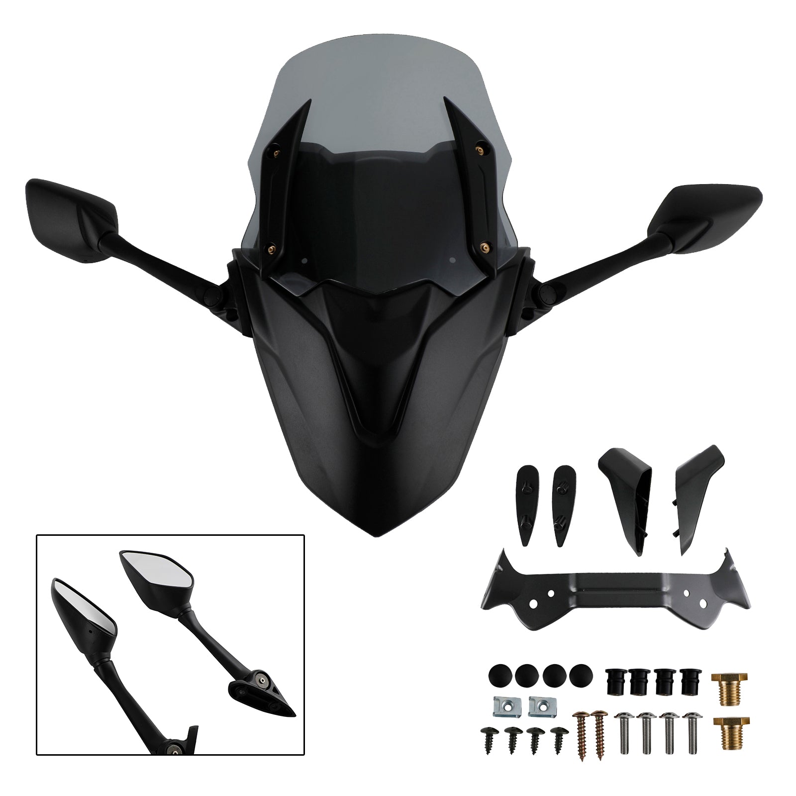 ABS Motorcycle Windshield WindScreen fit for Yamaha NMAX155 N-MAX 155 2021-2022 Generic