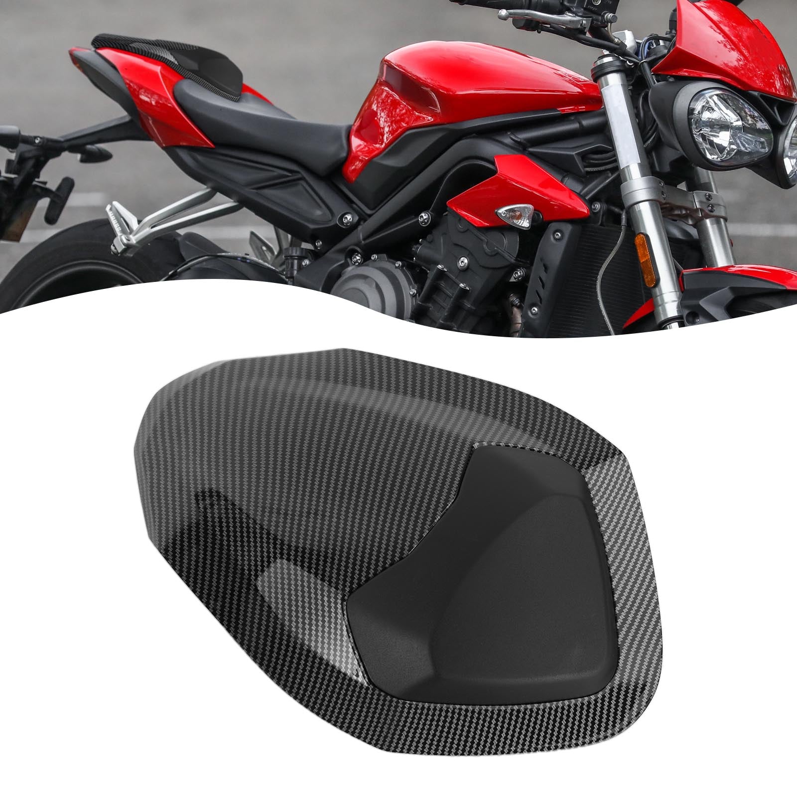 Rücksitzverkleidungsabdeckung für Street Triple RS 765 2017-2019 Generic