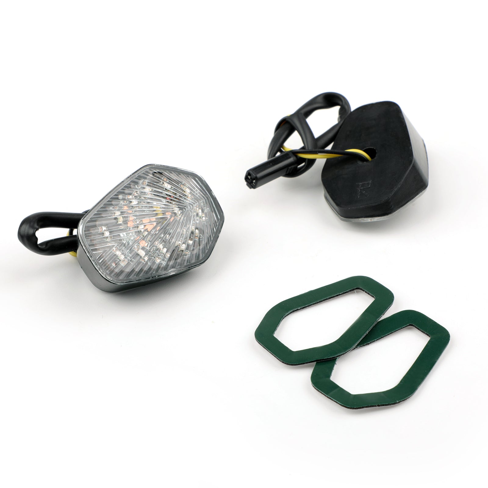 Clear Turn Signals For Suzuki GSXR 600 GSXR750 GSX-R1000 Flush Mount Generic