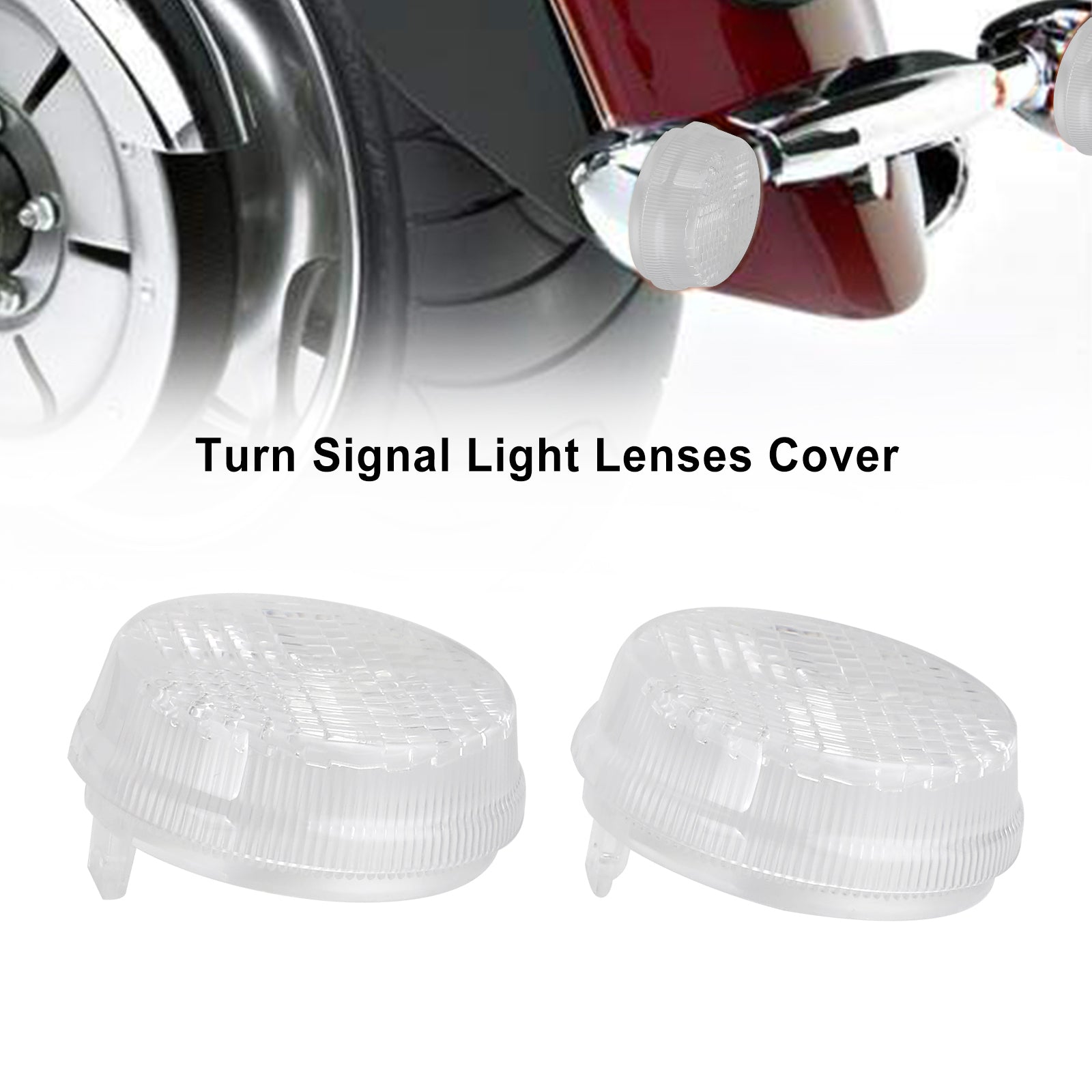 Turn Signal Light Lenses Cover For Honda Shadow Spirit VT750 Vulcan VN Generic