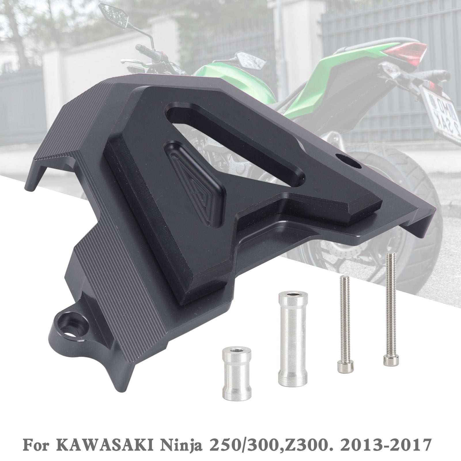Front Sprocket Cover Chain Guard For KAWASAKI Ninja 250 300 Z300 2013-2017