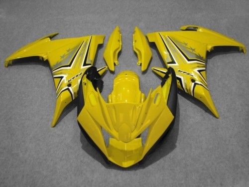 Amotopart 2009-2015 Yamaha FZ6R Yellow Fairing Kit