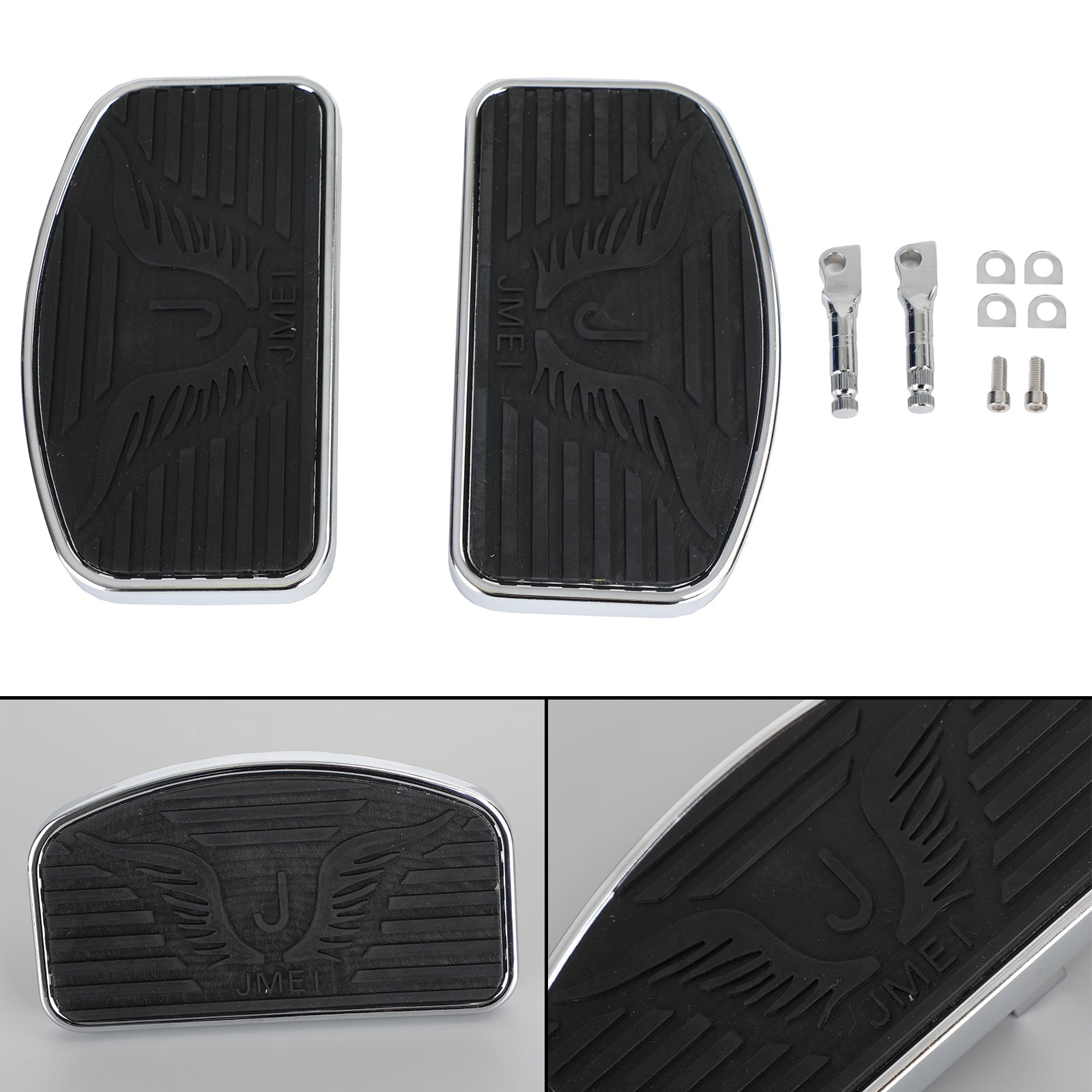 Rear Floorboard Footboard fit for Dyna Sportster Touring Softail CVO Generic