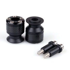 Carretes deslizantes basculantes de fibra de carbono CNC para motocicleta Universal, 8mm, genéricos