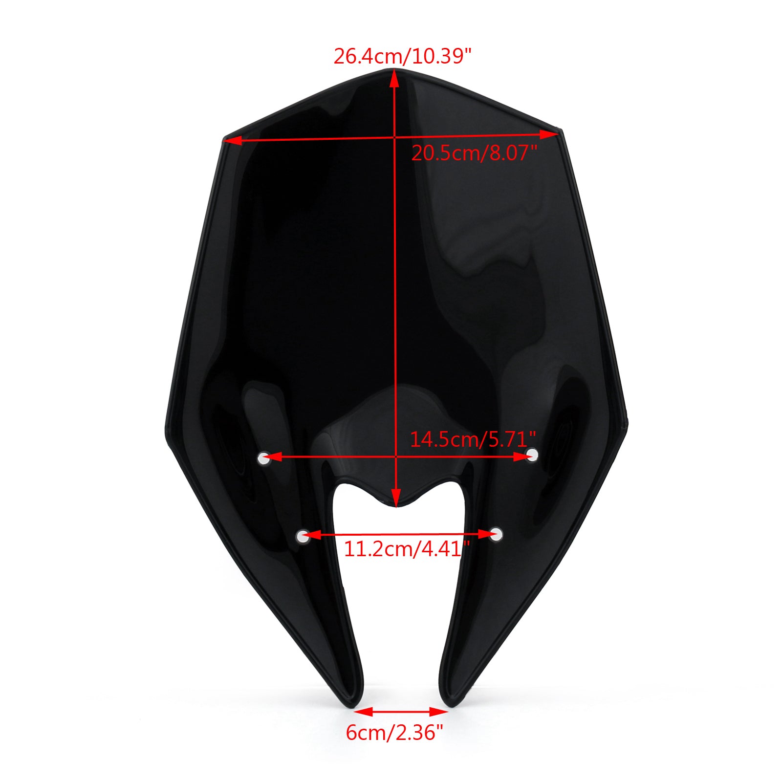 Windshield WindScreen Double Bubble For Kawasaki Z800 2013-2014 Black Generic