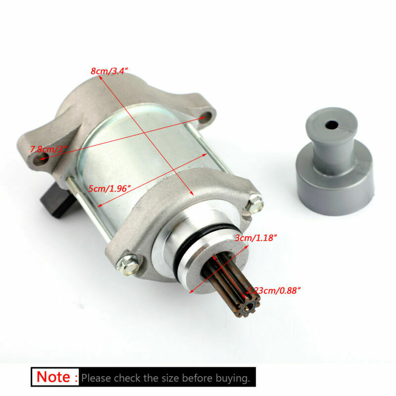 Aprilia Motor de arranque de estator apto para Aprilia SXV 550 2006-2015 RXV 450 2006-2015 RXV 550 2006-2013 Plata