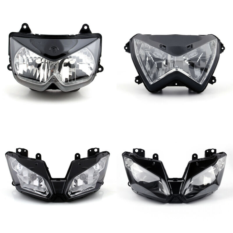 Headlight Fit For Kawasaki ZX-6R 2013-2015 Ninja 300 300R 2013-2014 Z800 2013-2014