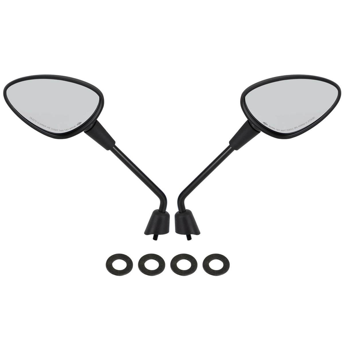 Spiegelpaar schwarz für Vespa GTS HPE, Sprint, Primavera, 50, 125, 150, Elettrica
