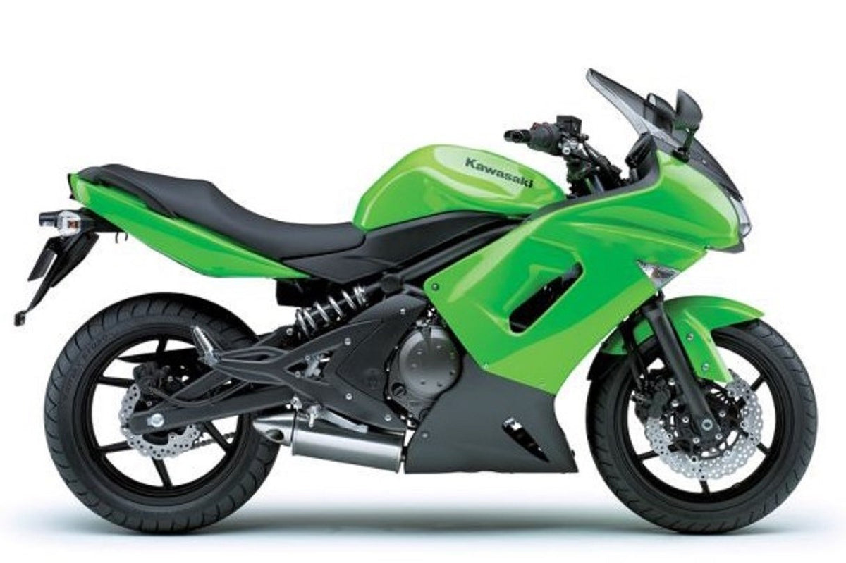 Amotopart Kawasaki 2006–2008 ER6F/Ninja650 grünes Verkleidungsset