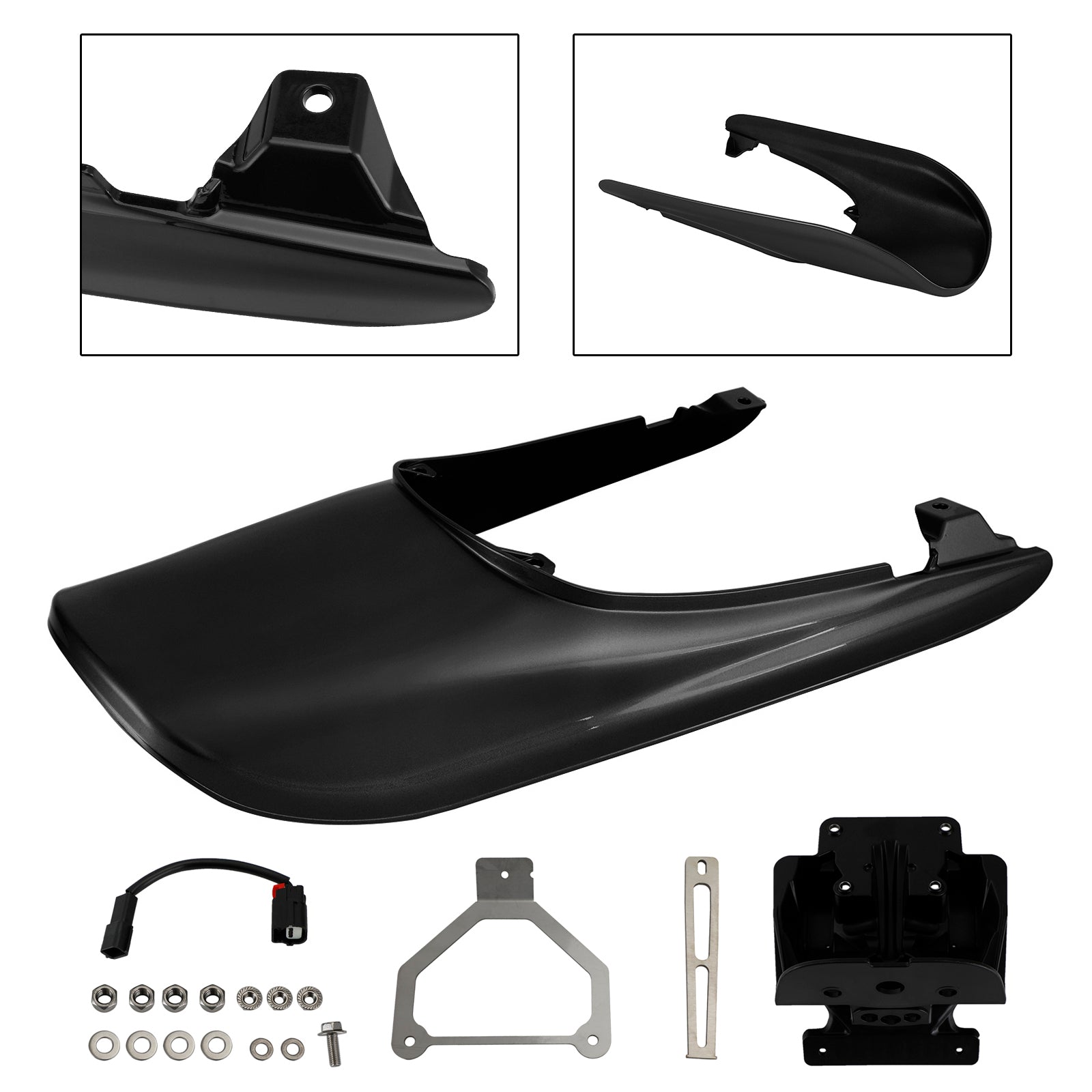 Tail Cowl Fairing+License Plate Bracket fit for Kawasaki Z900RS 2018-2022 Generic