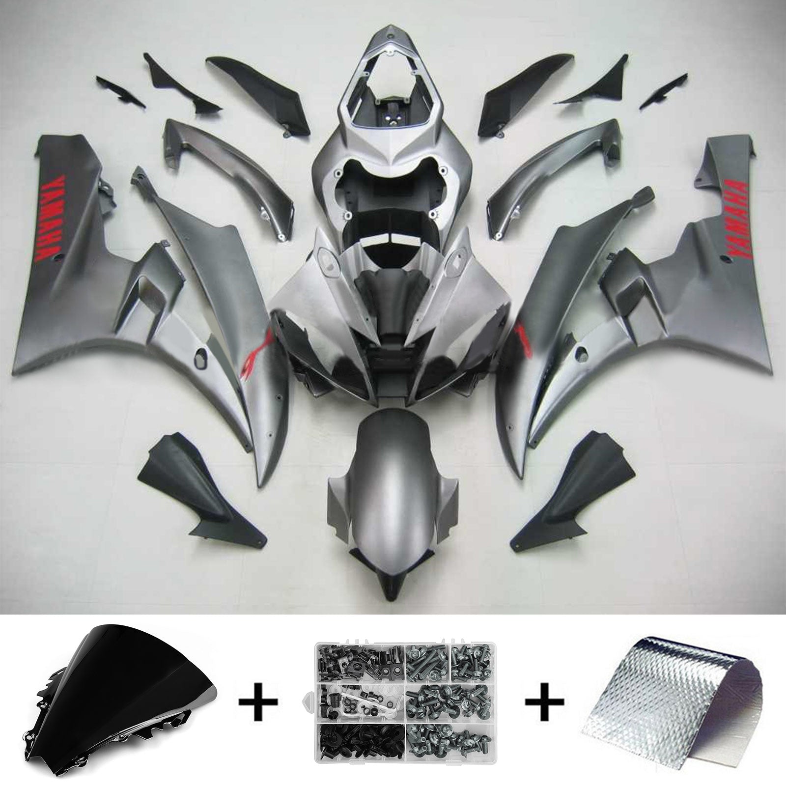 Injection Fairing Kit Bodywork Plastic ABS fit For Yamaha YZF 600 R6 2006-2007