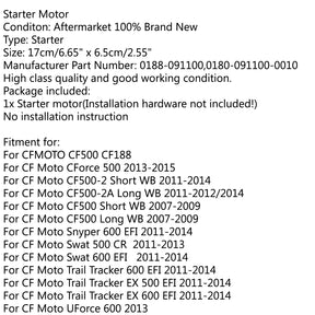 Avviamento motore per CF Moto CF500 EFI Tracker X5 X6 Z6 Rancher 600 Linhai ATV M550