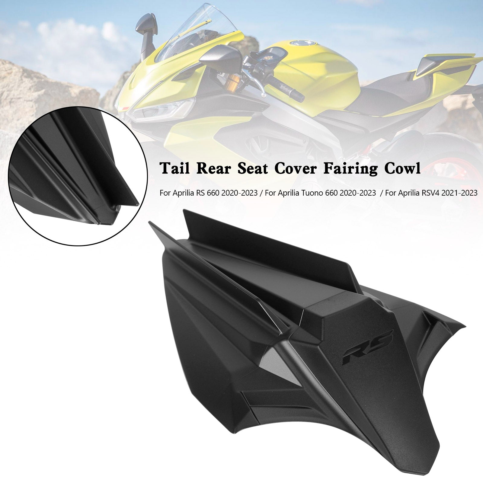 20-23 Aprilia RS 660 Tuono Rear Seat Cover Fairing Cowl