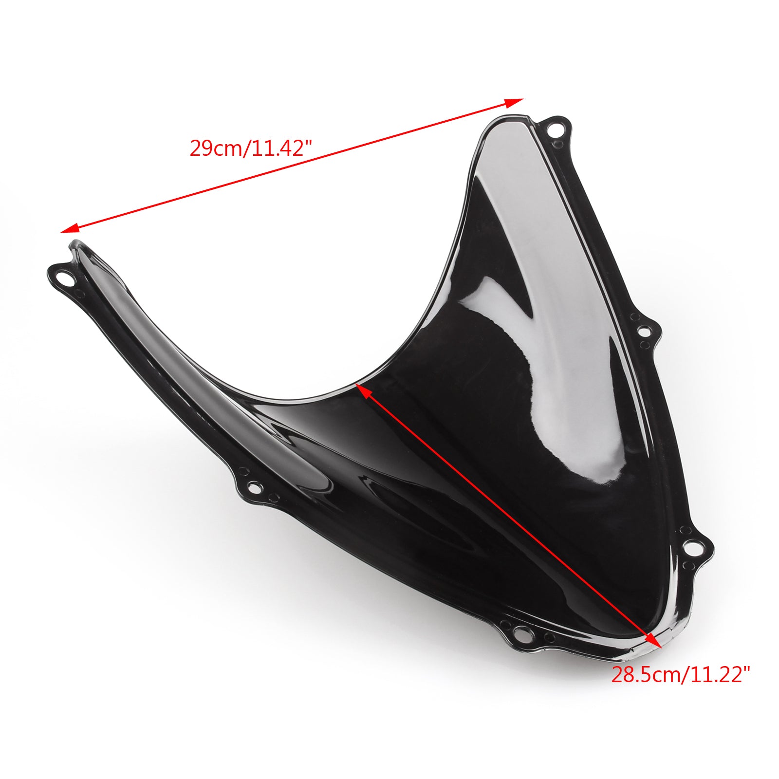 2006–2007 Suzuki GSXR 600/750 K6 Windschutzscheibe Double Bubble Chrom Generic