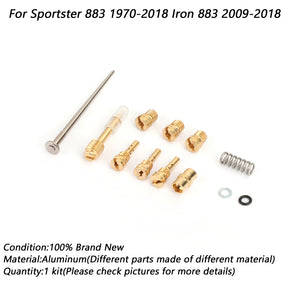 Sportster Carburetor Carb Repair Rebuild Kit Fit For Sportster 883 1970-2018 Iron 883 2009-2018