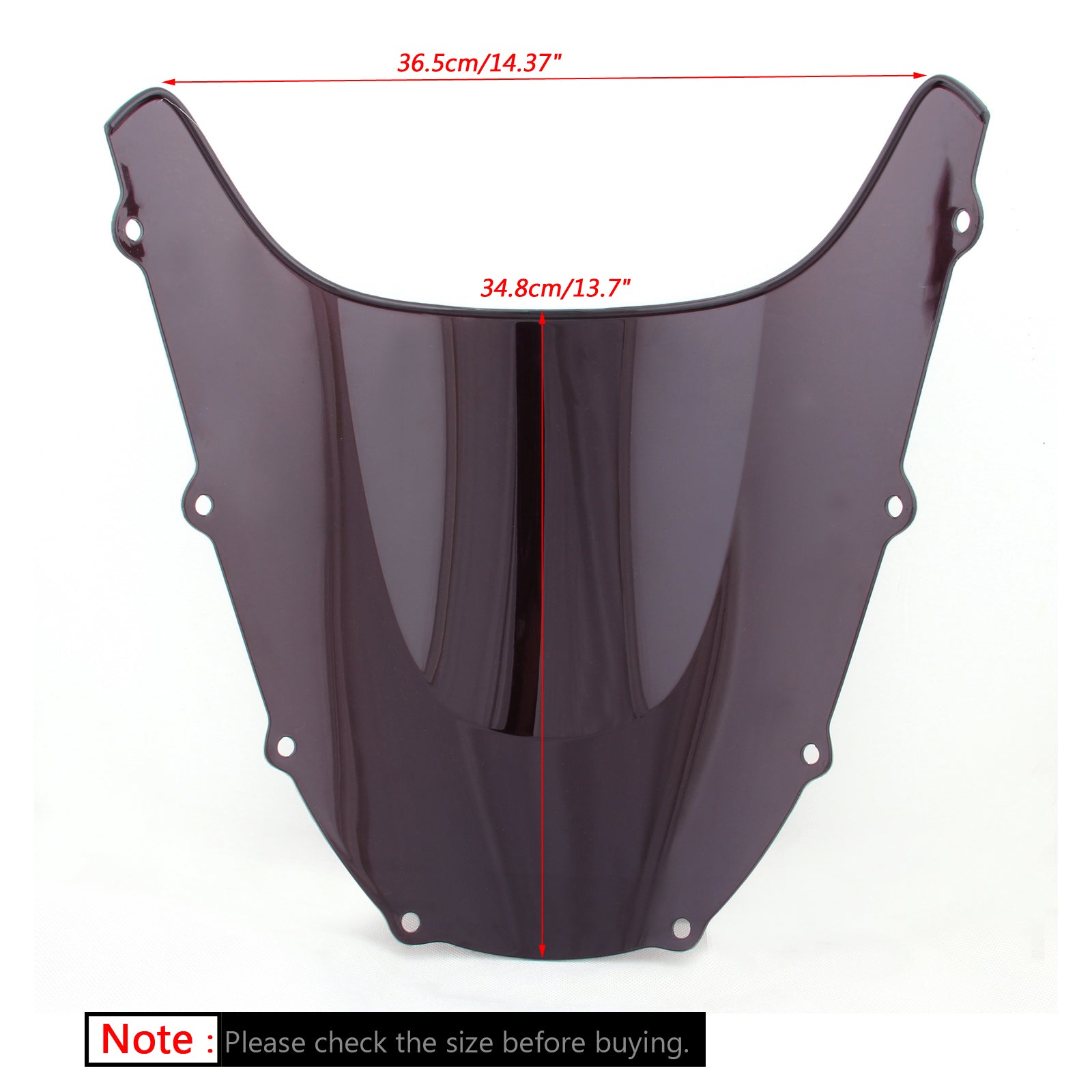 Windschutzscheibe Windschutzscheibe Double Bubble für Kawasaki ZX9R ZX 9R ZX9-R 98-99 Schwarz